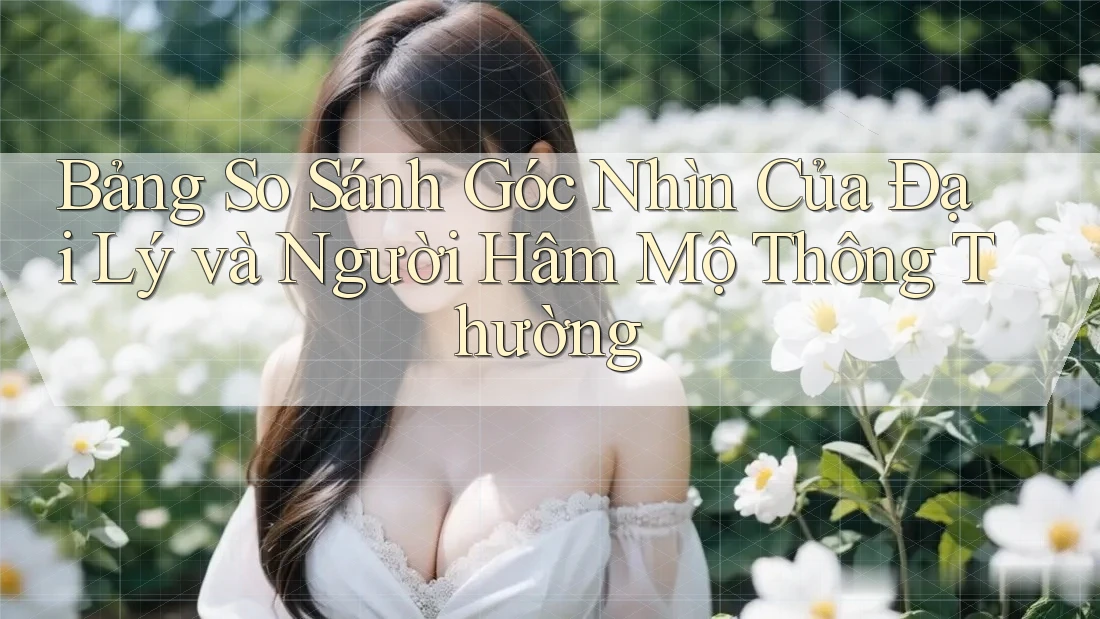 Bảng So Sánh Góc Nhìn Của Đại Lý và Người Hâm Mộ Thông Thường