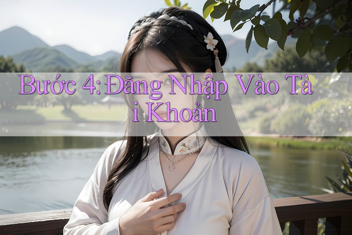 Bước 4: Đăng Nhập Vào Tài Khoản Bước 4: Đăng Nhập Vào Tài Khoản