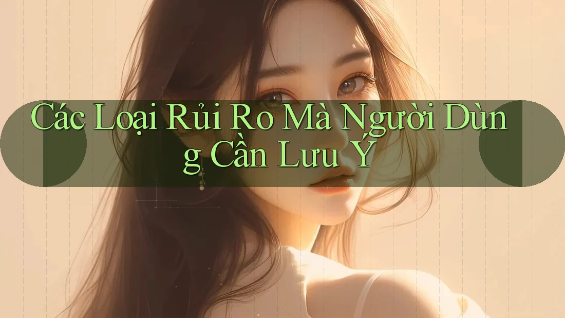 Các Loại Rủi Ro Mà Người Dùng Cần Lưu Ý