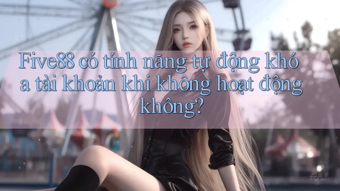 Five88 có tính năng tự động khóa tài khoản khi không hoạt động không?