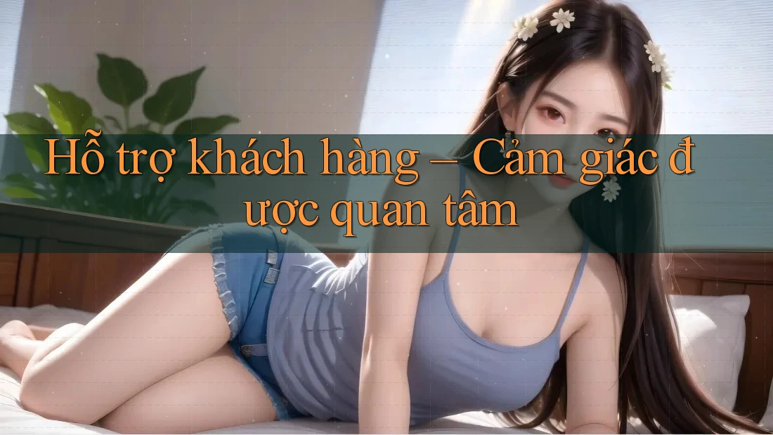 Hỗ trợ khách hàng – Cảm giác được quan tâm Hỗ trợ khách hàng – Cảm giác được quan tâm