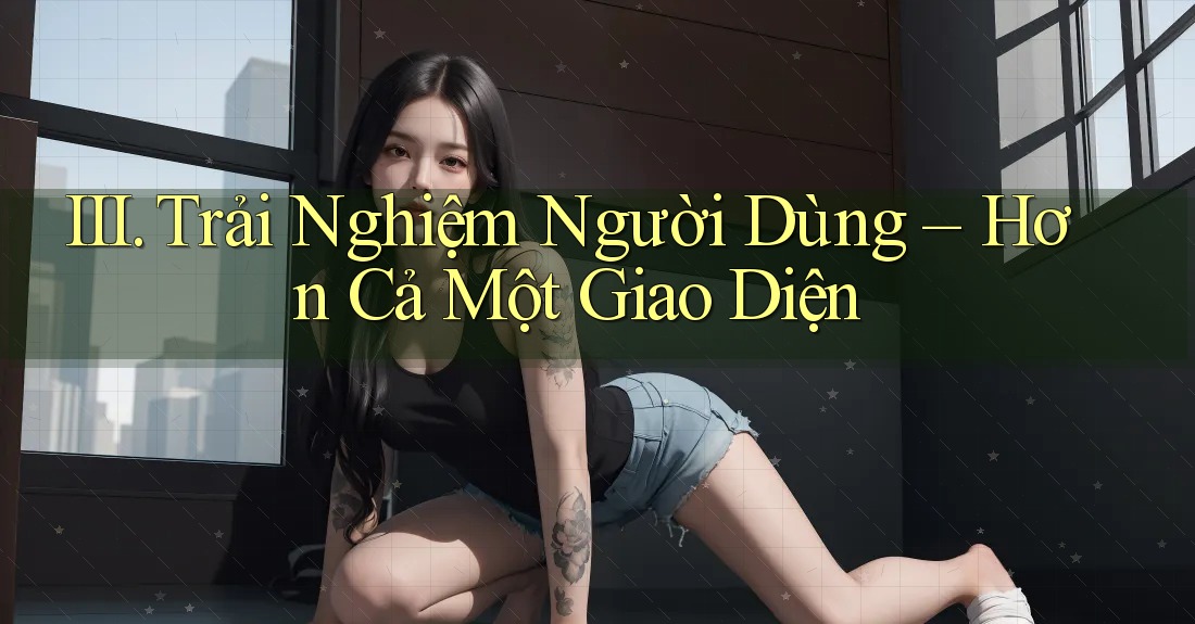 III. Trải Nghiệm Người Dùng – Hơn Cả Một Giao Diện