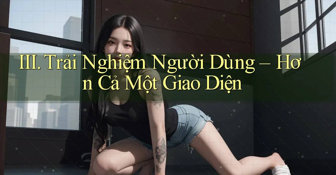 III. Trải Nghiệm Người Dùng – Hơn Cả Một Giao Diện