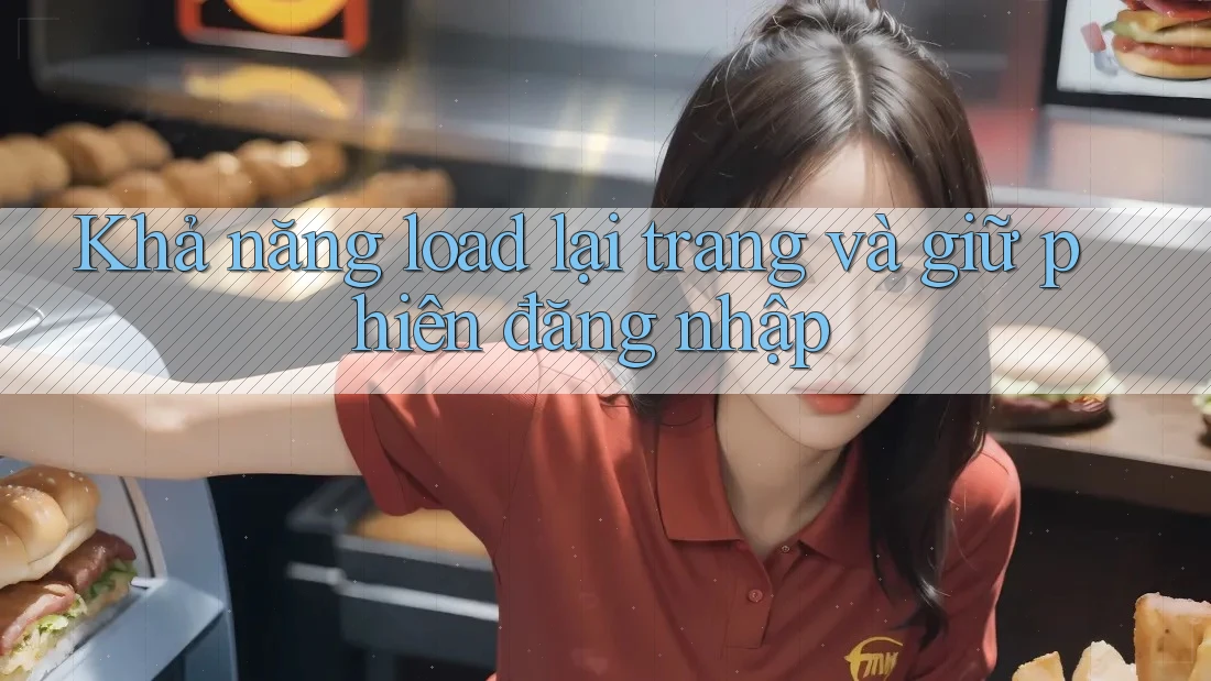 Khả năng load lại trang và giữ phiên đăng nhập