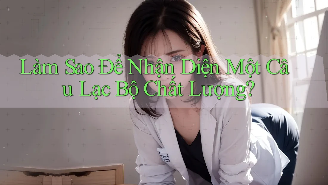 Làm Sao Để Nhận Diện Một Câu Lạc Bộ Chất Lượng?