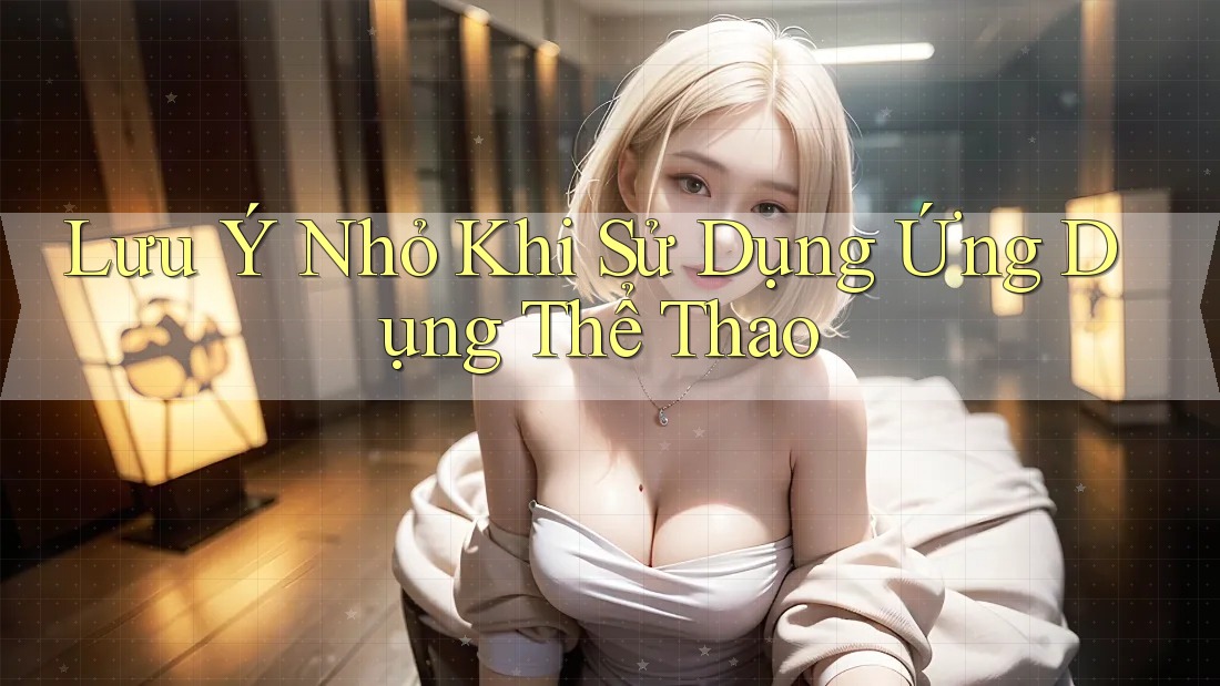 Lưu Ý Nhỏ Khi Sử Dụng Ứng Dụng Thể Thao