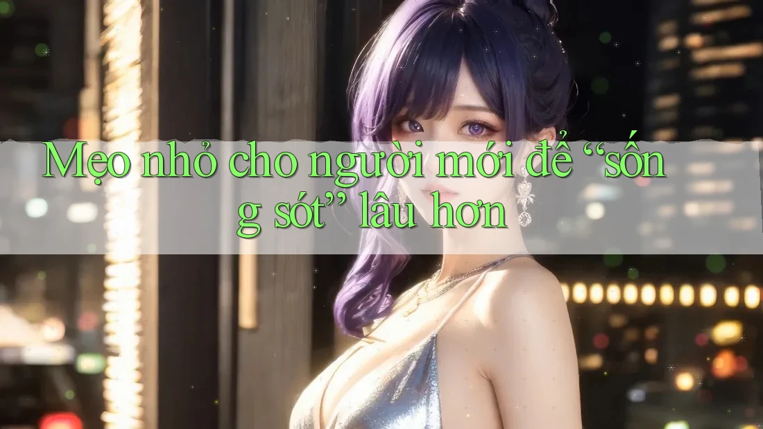 Mẹo nhỏ cho người mới để “sống sót” lâu hơn