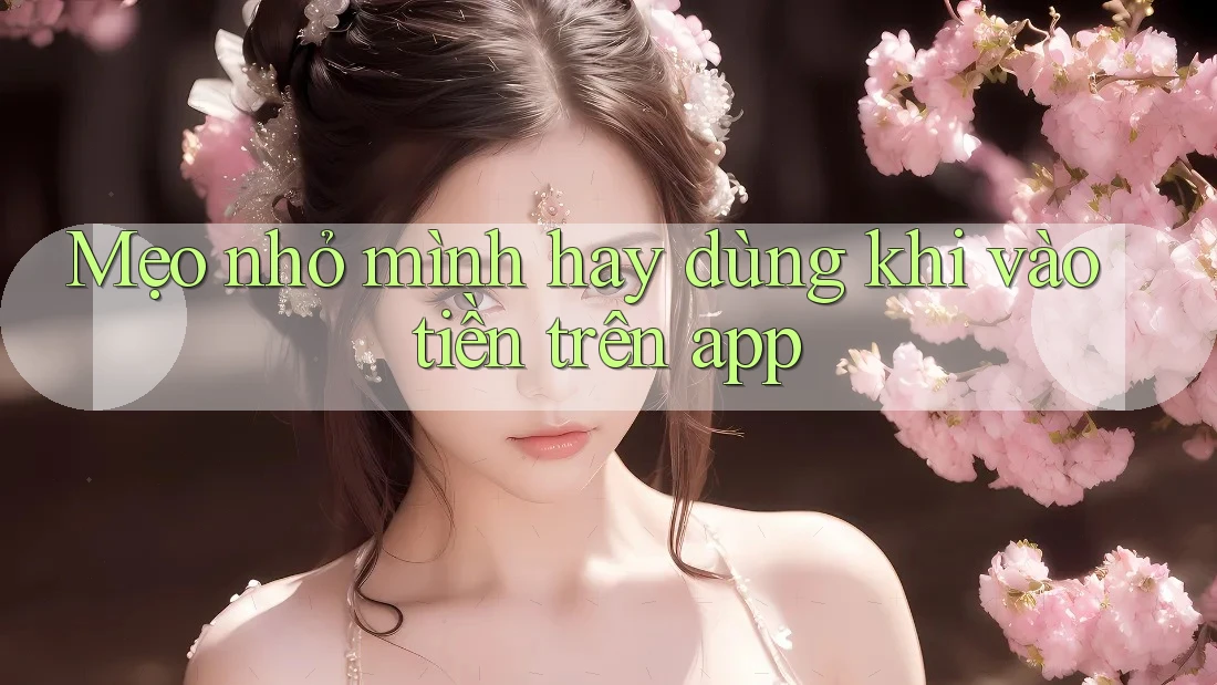 Mẹo nhỏ mình hay dùng khi vào tiền trên app Mẹo nhỏ mình hay dùng khi vào tiền trên app