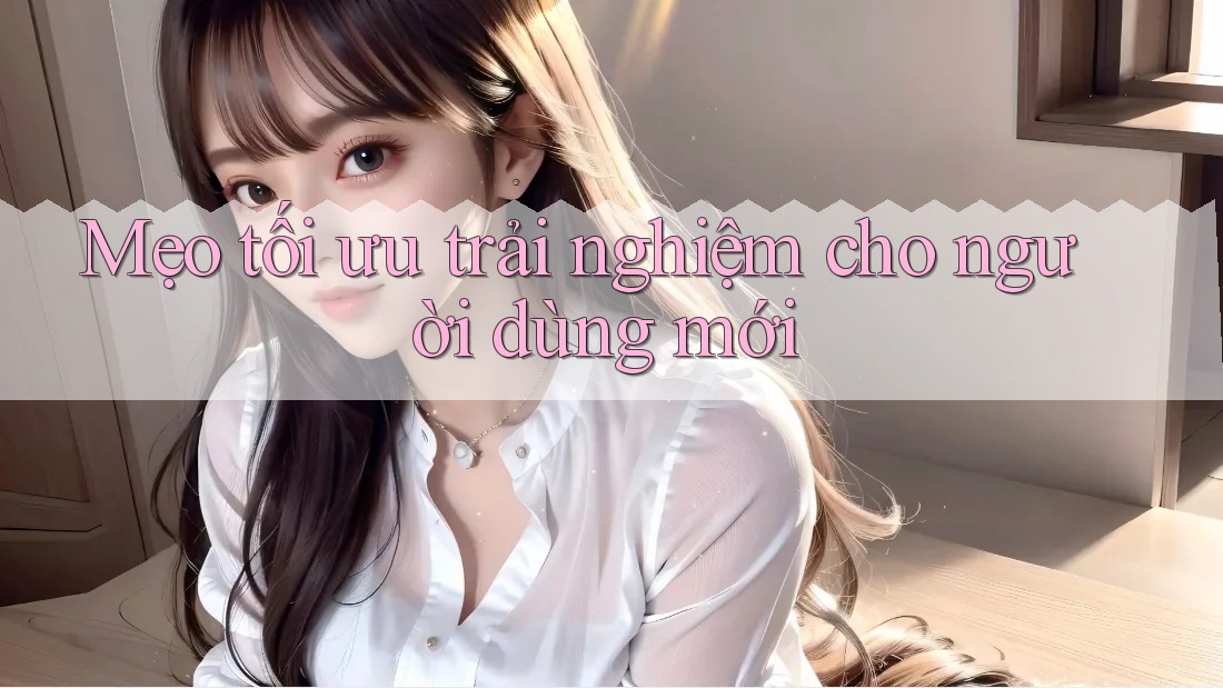 Mẹo tối ưu trải nghiệm cho người dùng mới Mẹo tối ưu trải nghiệm cho người dùng mới