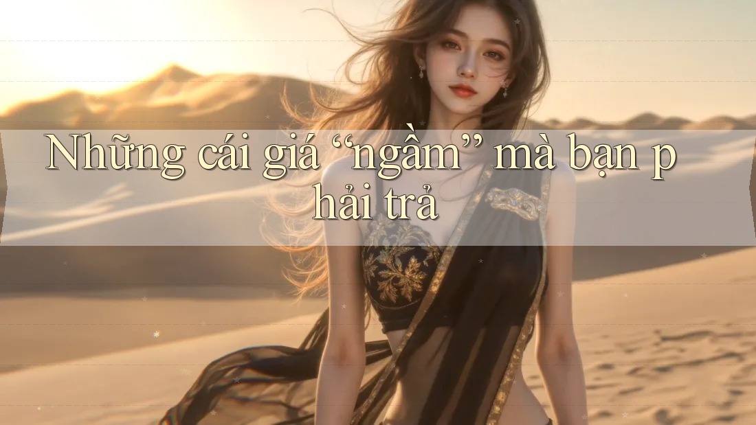 Những cái giá “ngầm” mà bạn phải trả