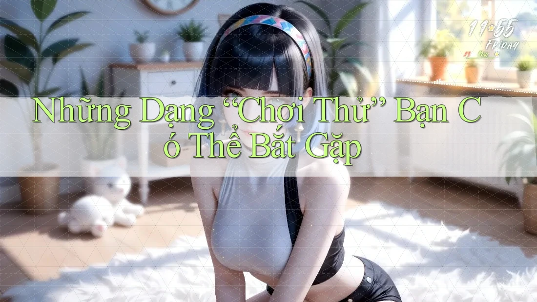 Những Dạng “Chơi Thử” Bạn Có Thể Bắt Gặp Những Dạng “Chơi Thử” Bạn Có Thể Bắt Gặp