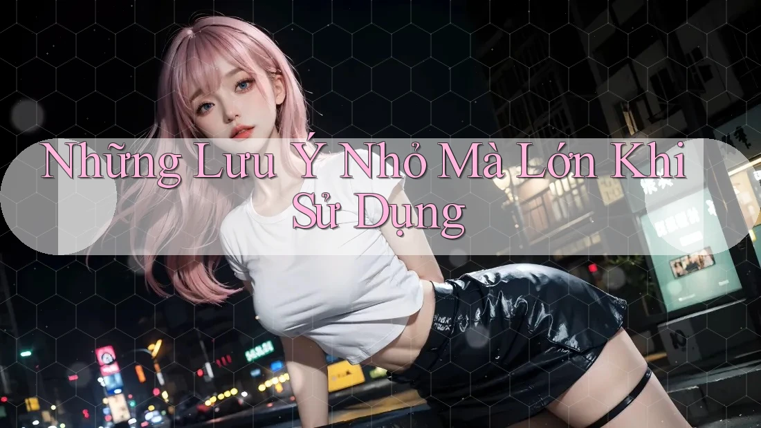 Những Lưu Ý Nhỏ Mà Lớn Khi Sử Dụng