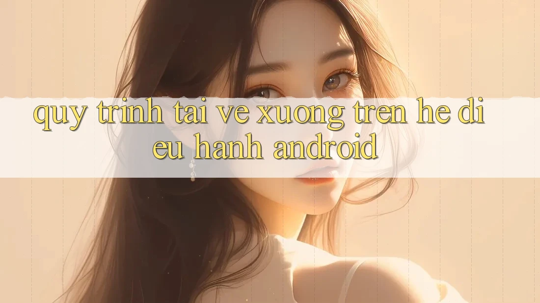 Quy trình tải về xuống trên hệ điều hành Android