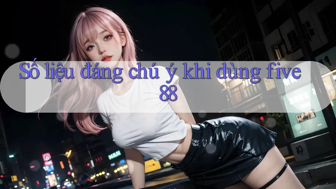 Số liệu đáng chú ý khi dùng five88 Số liệu đáng chú ý khi dùng five88