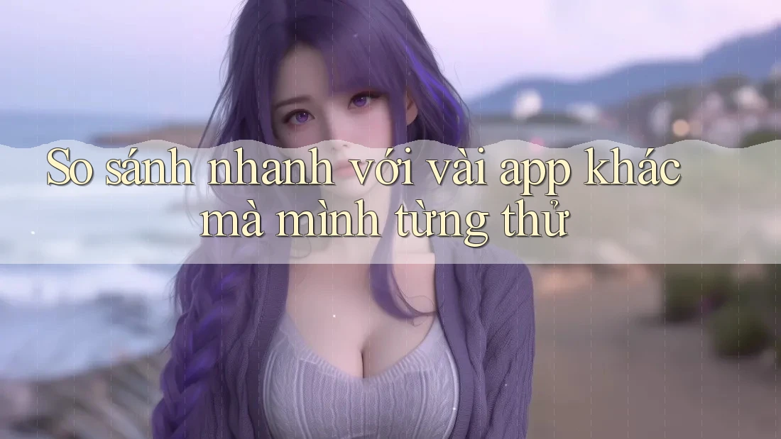 So sánh nhanh với vài app khác mà mình từng thử