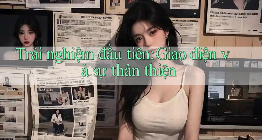 Trải nghiệm đầu tiên: Giao diện và sự thân thiện Trải nghiệm đầu tiên: Giao diện và sự thân thiện