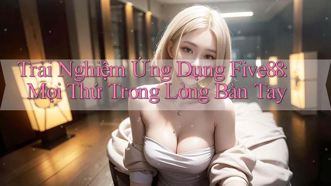 Trải Nghiệm Ứng Dụng Five88: Mọi Thứ Trong Lòng Bàn Tay