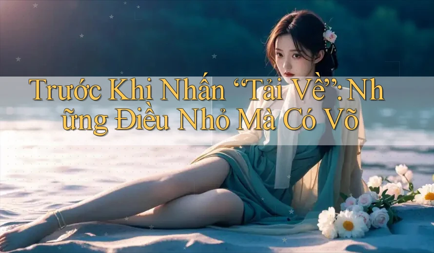 Trước Khi Nhấn “Tải Về”: Những Điều Nhỏ Mà Có Võ