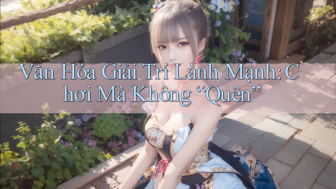 Văn Hóa Giải Trí Lành Mạnh: Chơi Mà Không “Quên”