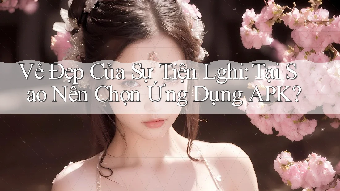 Vẻ Đẹp Của Sự Tiện Lghi: Tại Sao Nên Chọn Ứng Dụng APK?