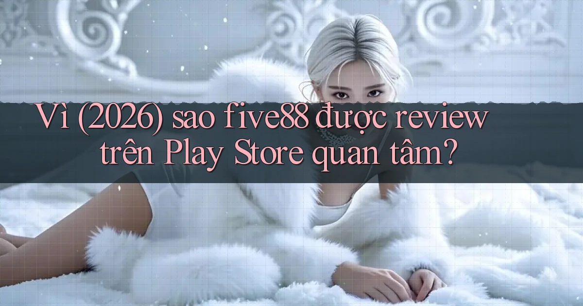 Vì (2026) sao five88 được review trên Play Store quan tâm